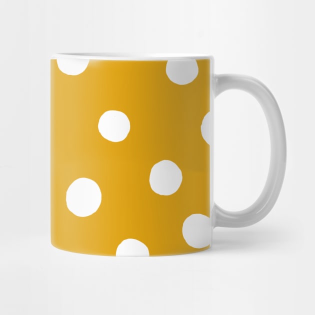 Random dots - yellow ochre by wackapacka